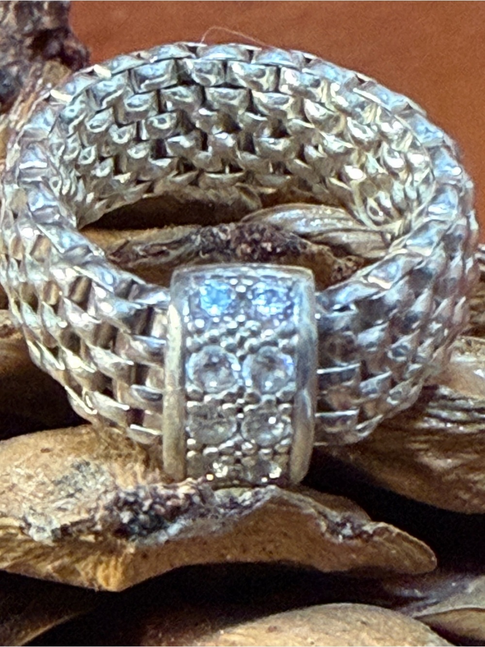 SILPADA R2980 stretch Sterling ring M - Picture 2 of 7
